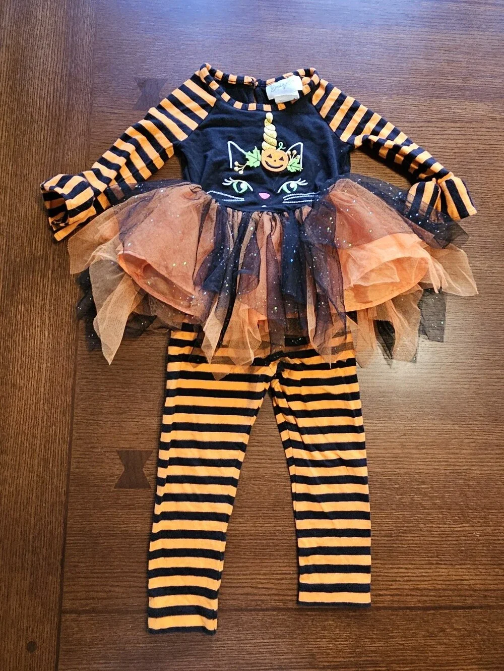Emily Rose Black Cat Halloween Outfit 18 Months